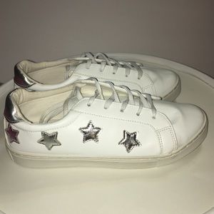 New Unionbay Sz 10 Shooting Star Silver White